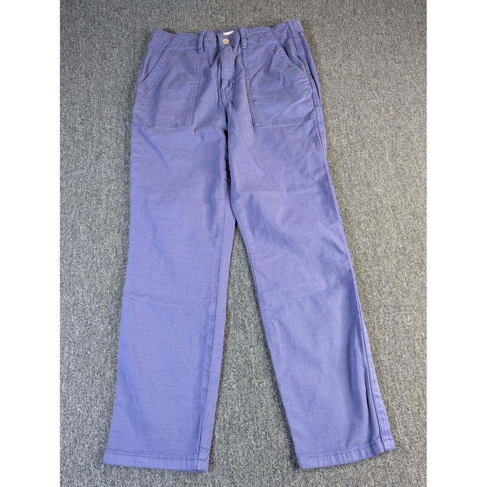 Pistola Womens Purple Utility Straight Leg Pants Size 27